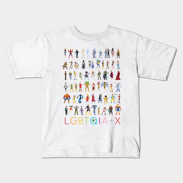 Pride 2022 Kids T-Shirt by xcerpts